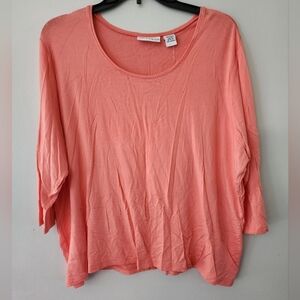 Croft & Barrow Stretch 2X Coral Shirt